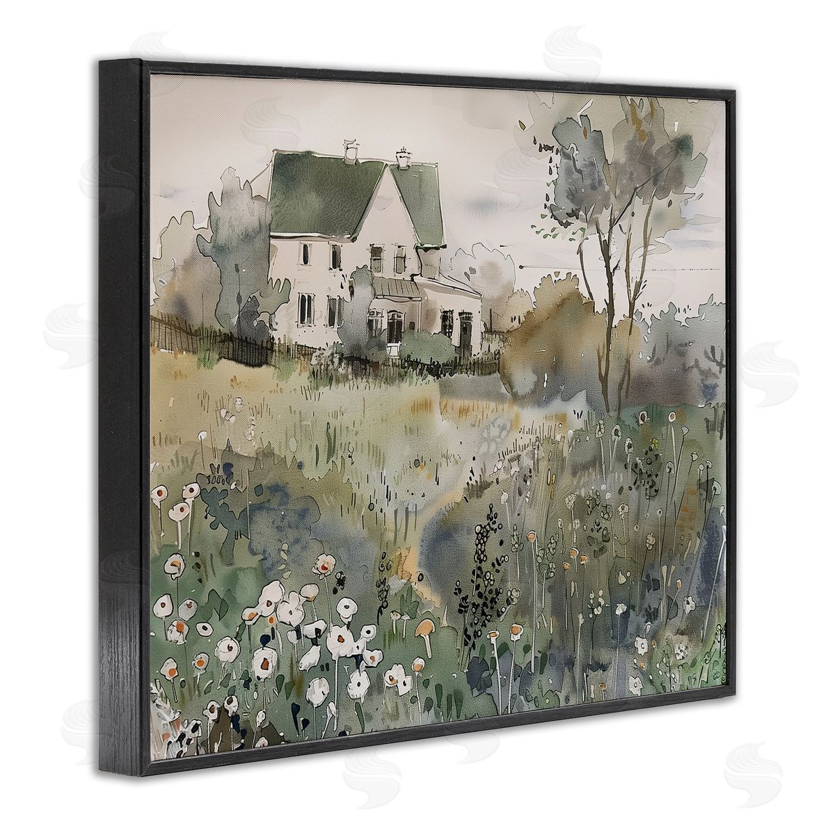 Annabelle Hall | Abstract English Cottage View