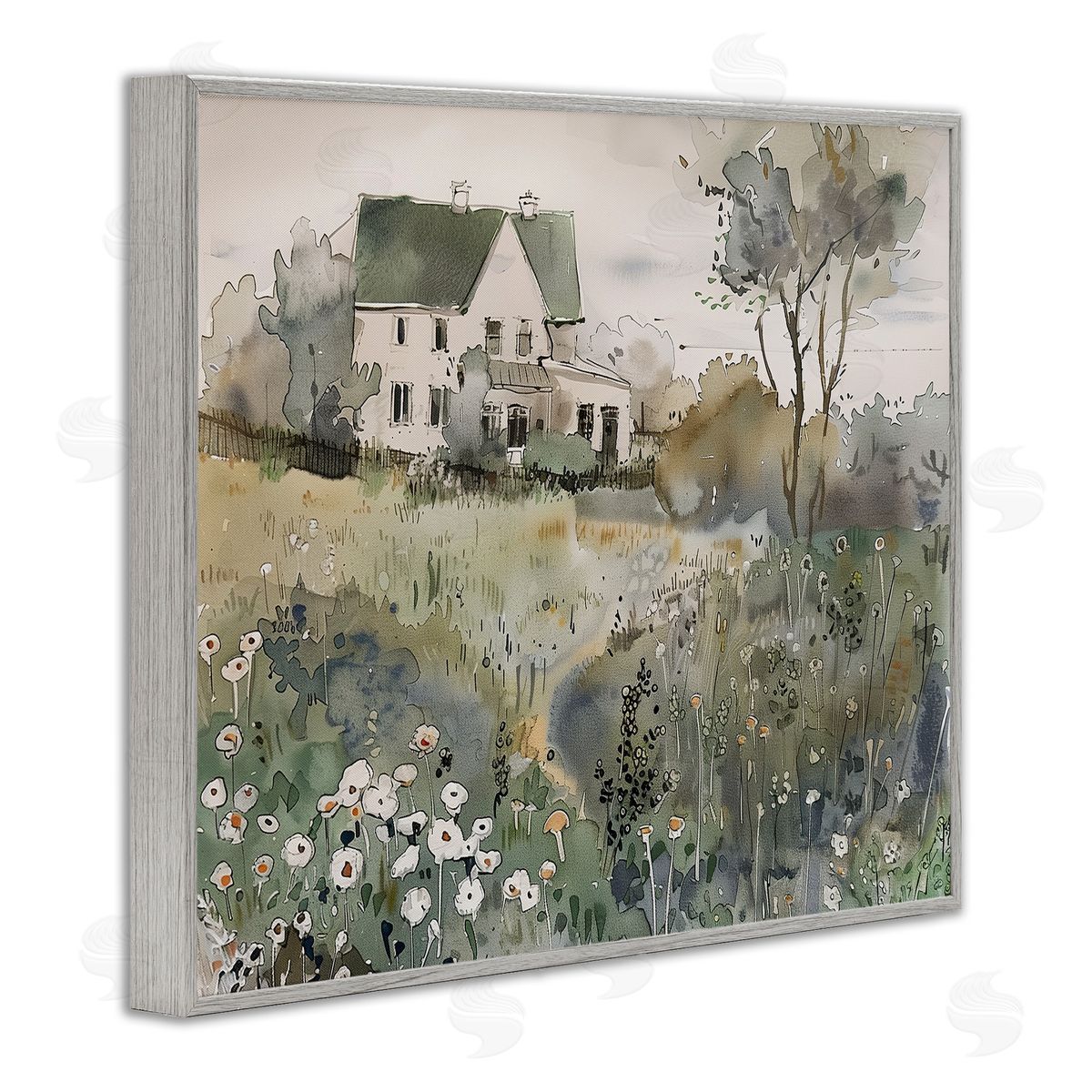 Annabelle Hall | Abstract English Cottage View