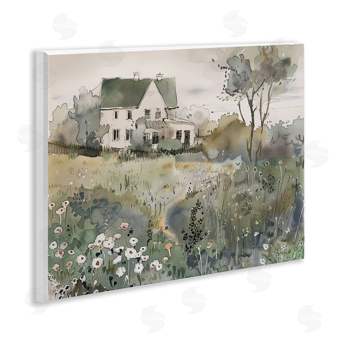 Annabelle Hall | Abstract English Cottage View