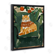 Annabelle Hall | Chill Tabby Cat with Fruits