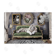 Annabelle Hall | Languid Tiger in Opulent Space