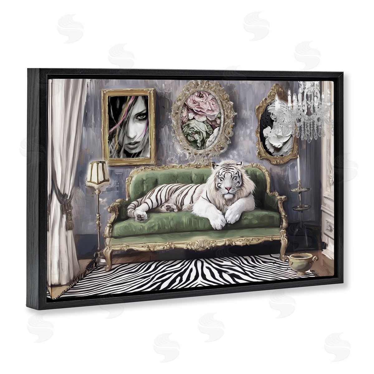Annabelle Hall | Languid Tiger in Opulent Space