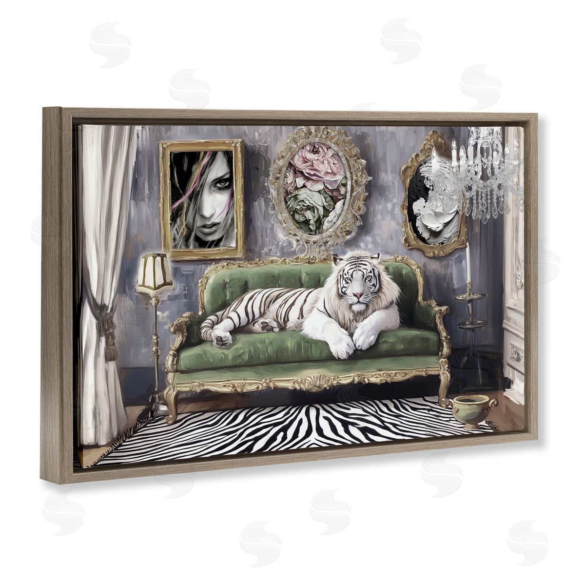Annabelle Hall | Languid Tiger in Opulent Space