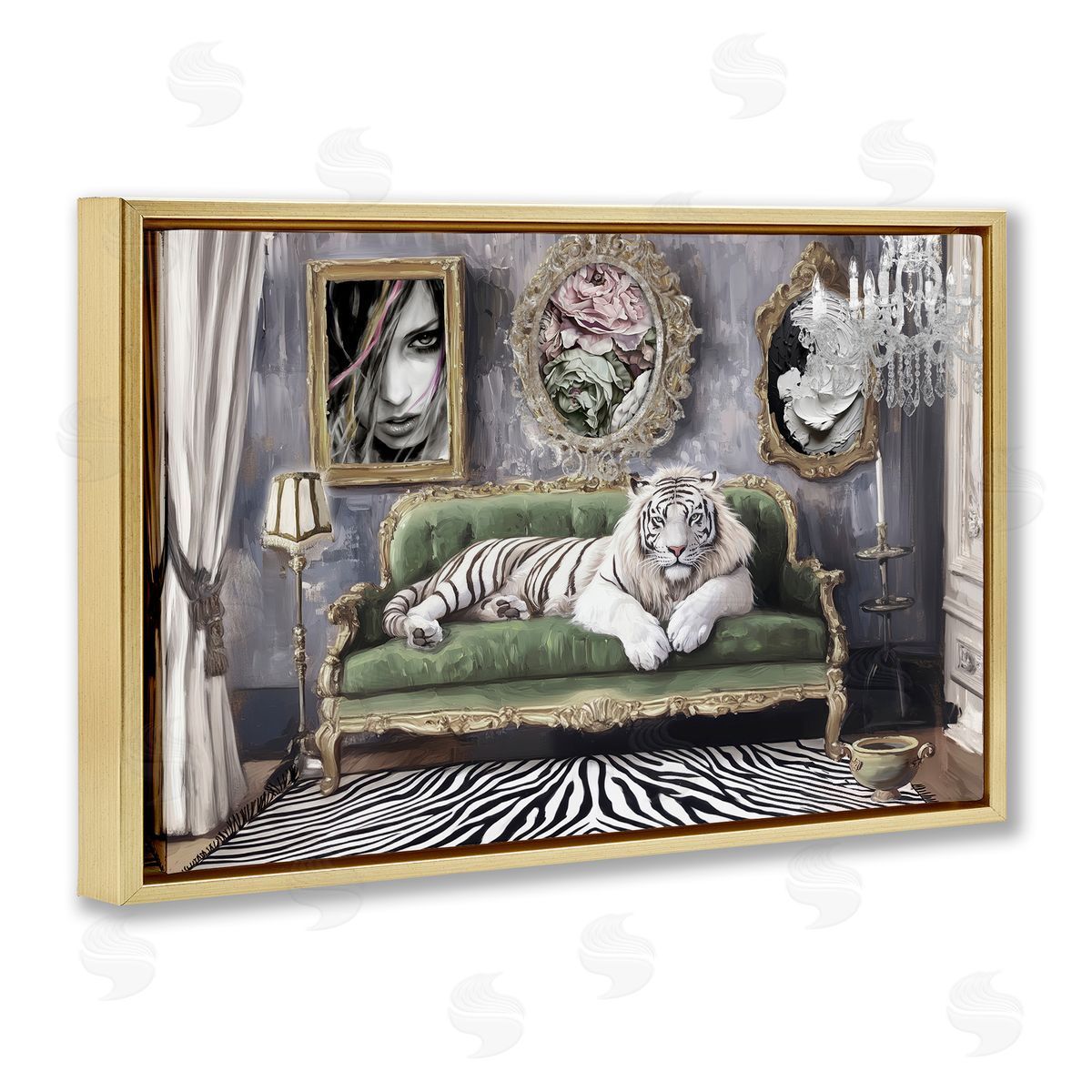 Annabelle Hall | Languid Tiger in Opulent Space