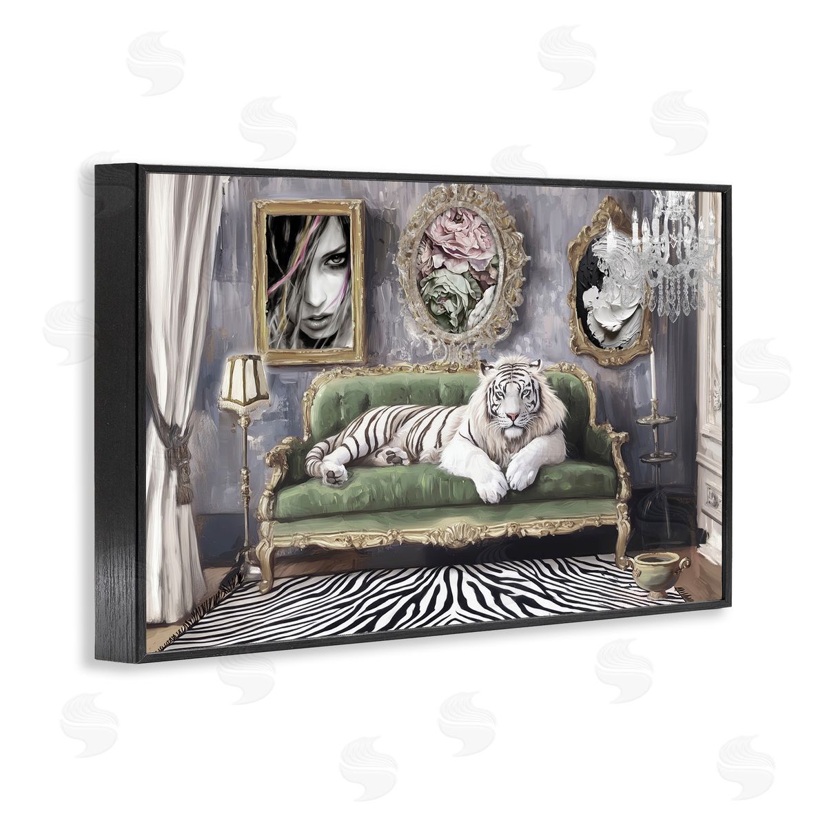 Annabelle Hall | Languid Tiger in Opulent Space