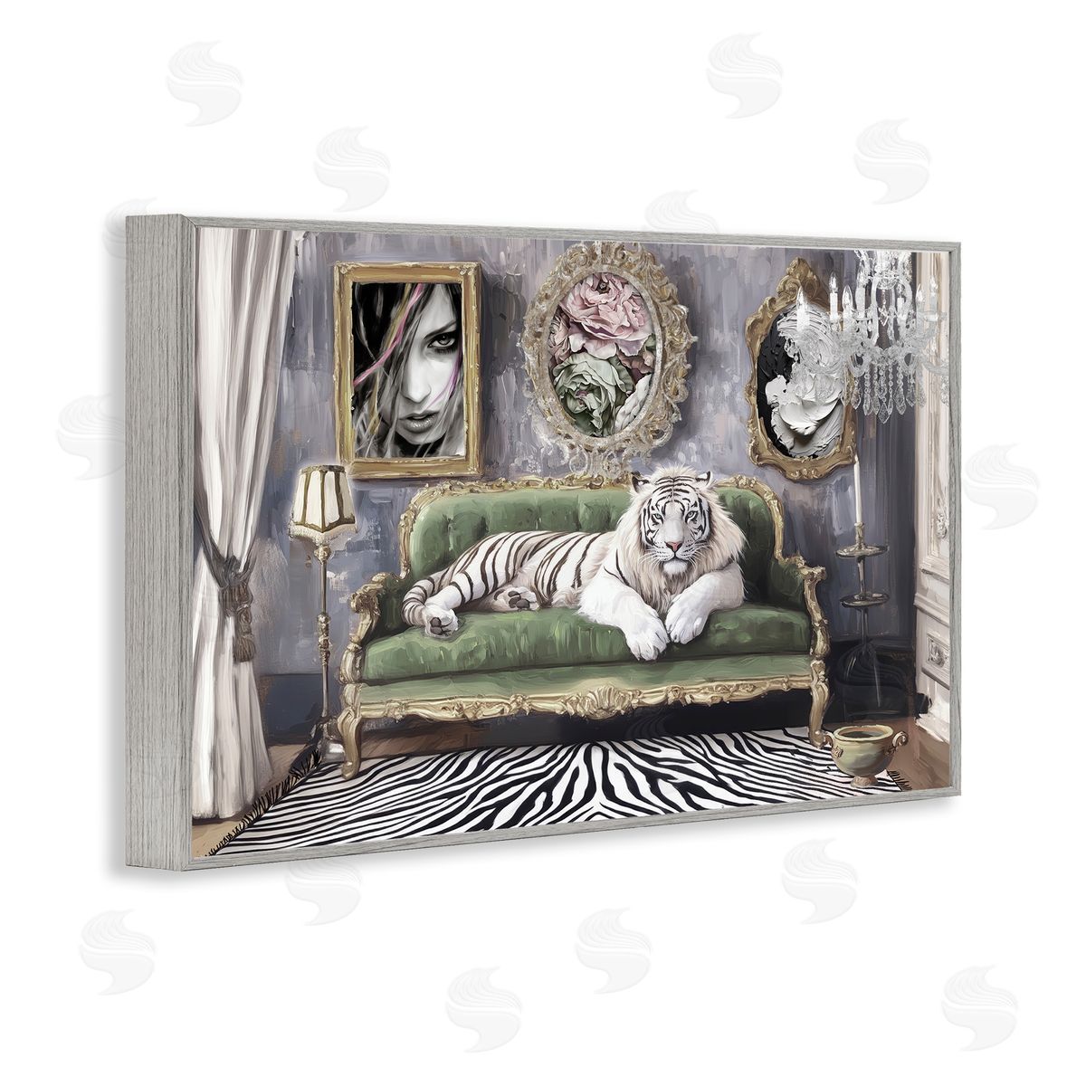 Annabelle Hall | Languid Tiger in Opulent Space