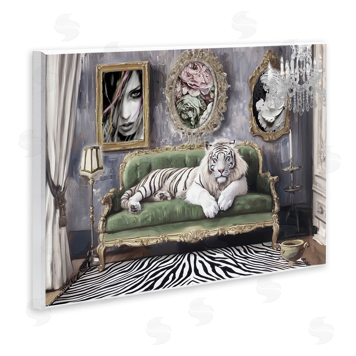 Annabelle Hall | Languid Tiger in Opulent Space