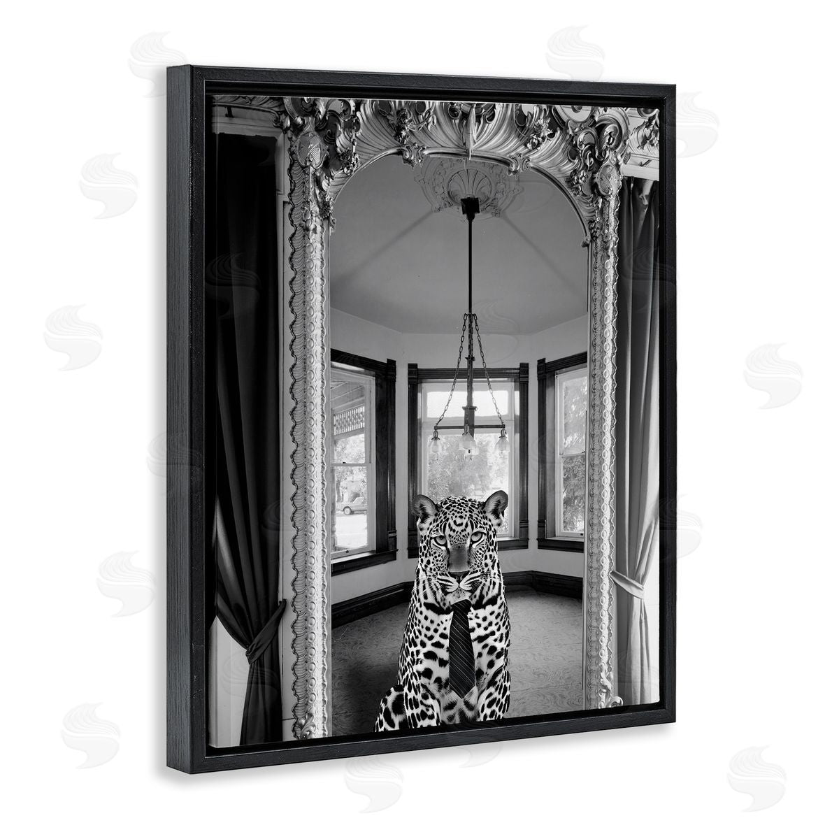Annabelle Hall | Trendy Cheetah & Ornate Mirror