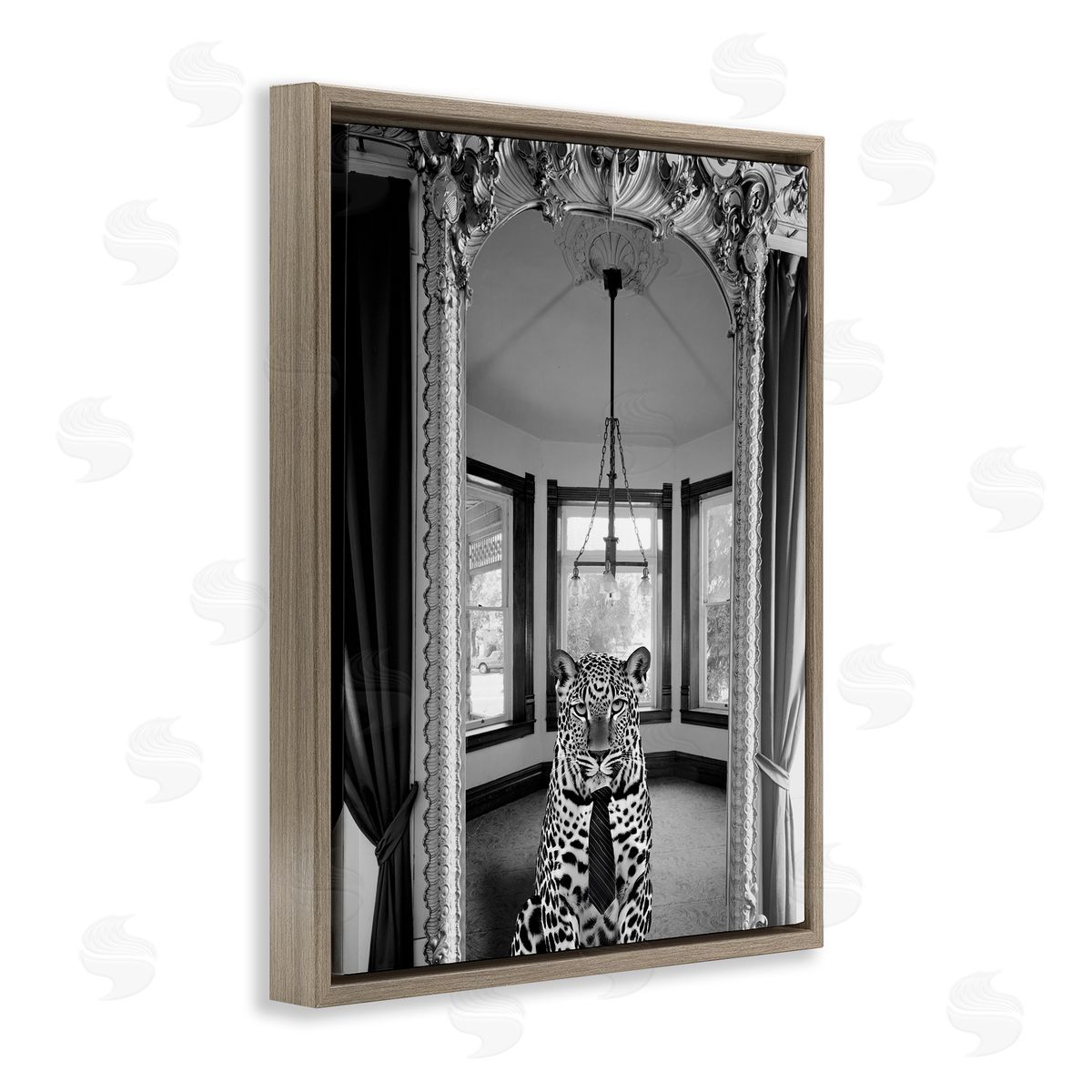 Annabelle Hall | Trendy Cheetah & Ornate Mirror