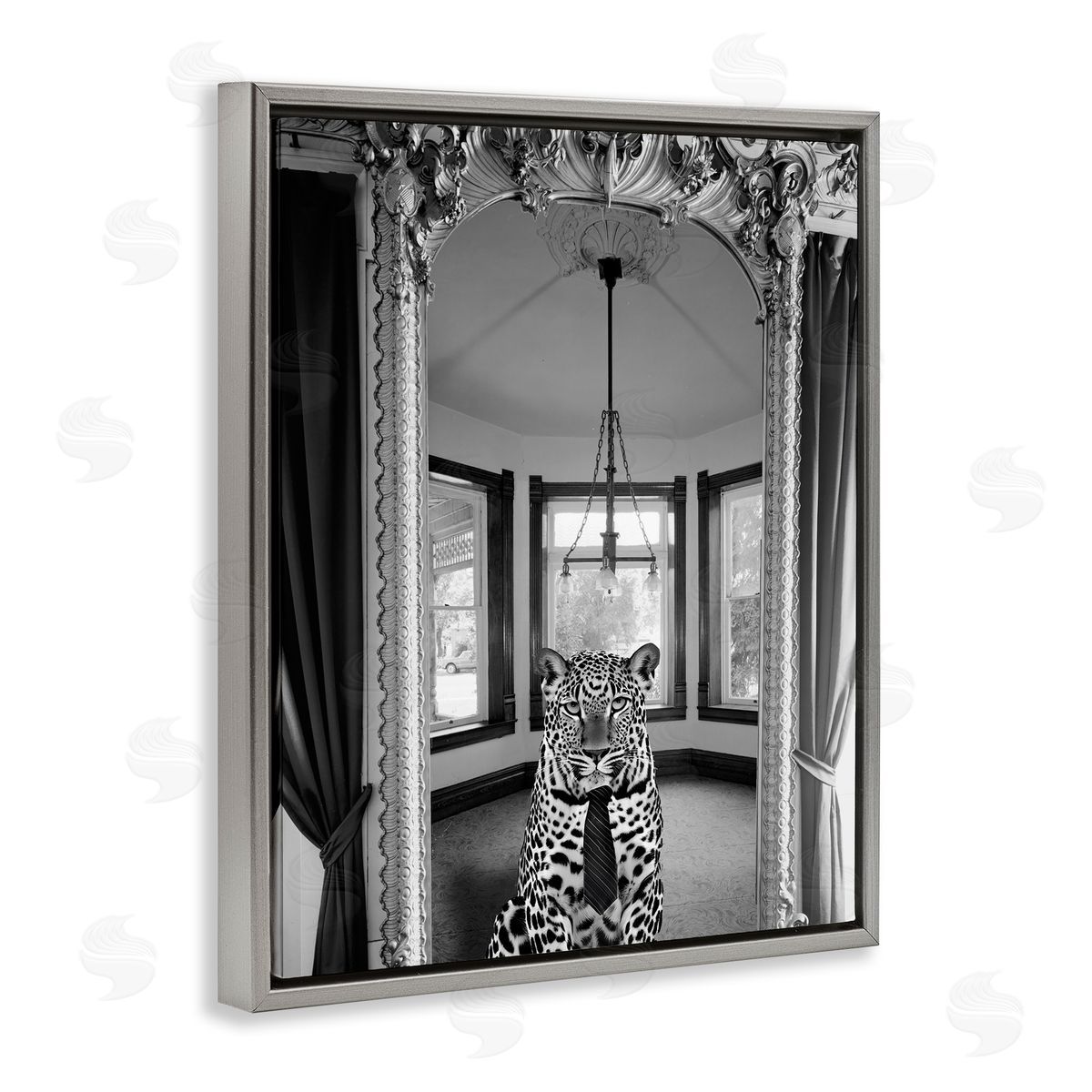 Annabelle Hall | Trendy Cheetah & Ornate Mirror