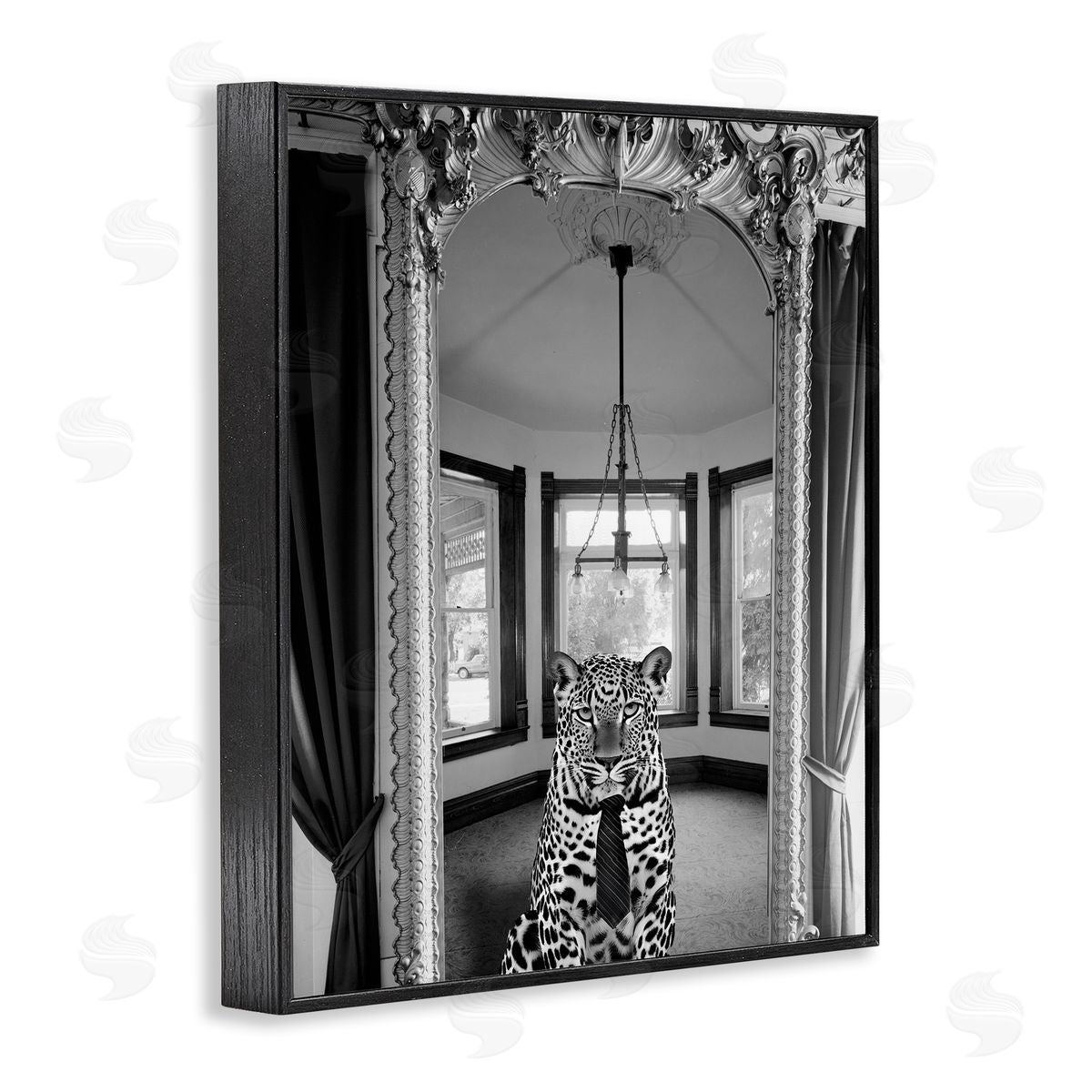 Annabelle Hall | Trendy Cheetah & Ornate Mirror