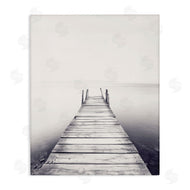 Annabelle Hall | Quiet Pier Extending on Pond
