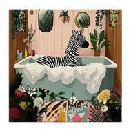 Annabelle Hall | Clean Bubble Bath Zebra