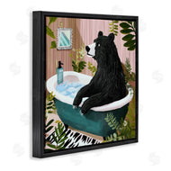 Annabelle Hall | Bear in Plant Filled Bath
