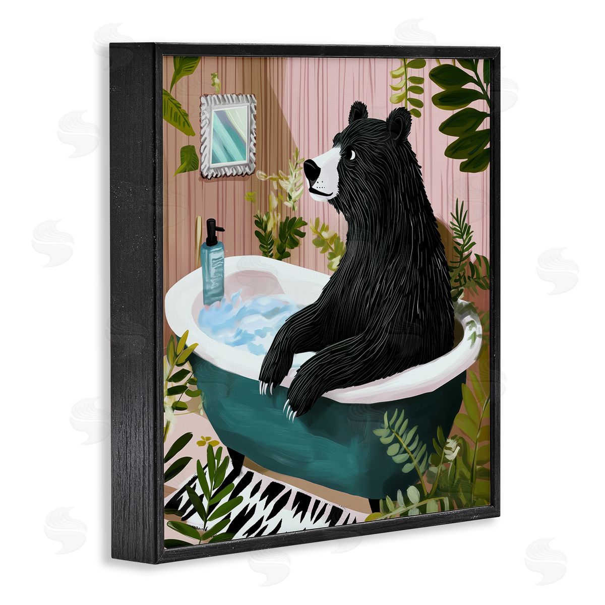 Annabelle Hall | Bear in Plant Filled Bath