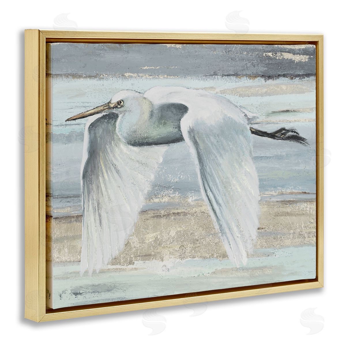 PATRICIA PINTO | Egret Soaring over Beach