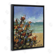 JANE SLIVKA | Sailboats In Distance with Florals