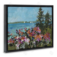 JANE SLIVKA | Coastal Flowers with Seascape