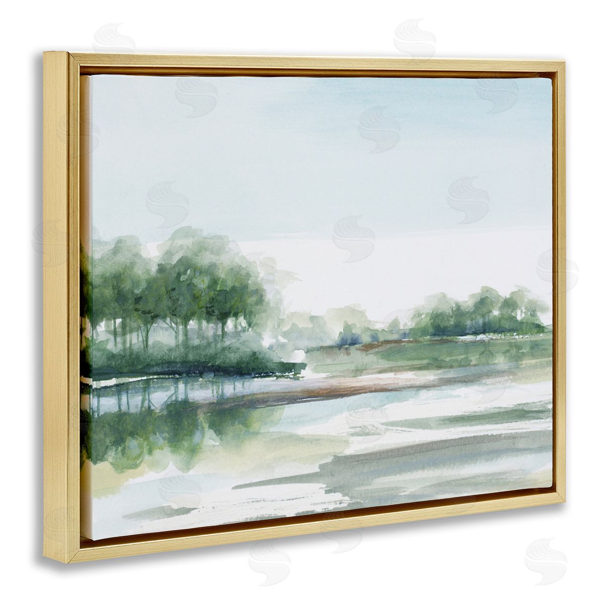 PATRICIA PINTO | Green Toned Water Landscape