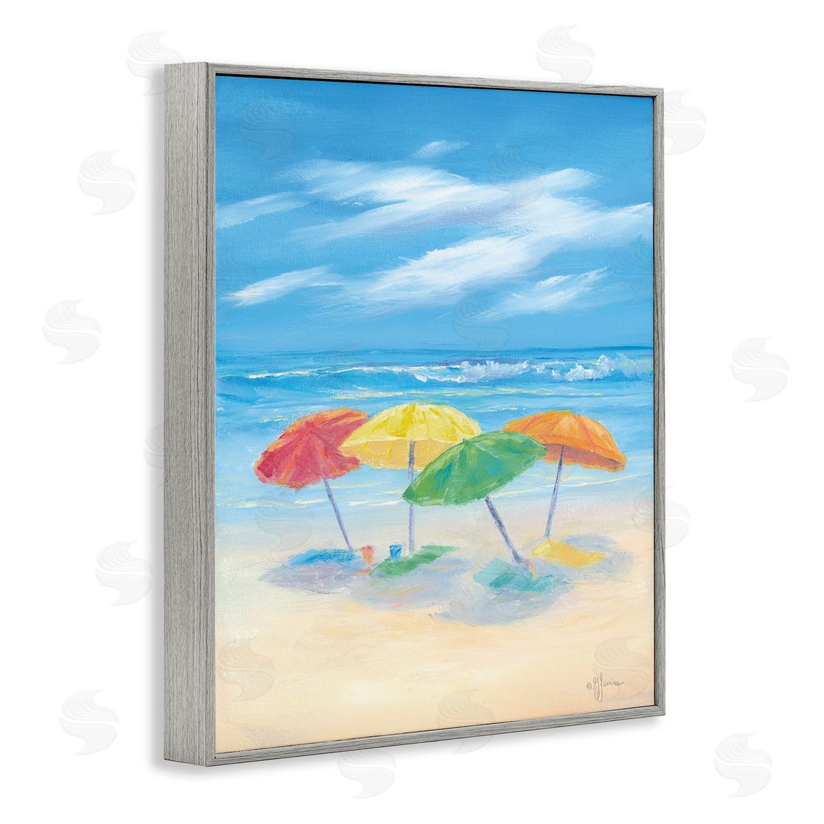 Georgia Janisse | Summer Seaside Umbrellas