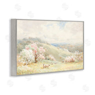 Lux + Me Designs | Lambs Strolling Pastel Countryside