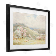 Lux + Me Designs | Lambs Strolling Pastel Countryside