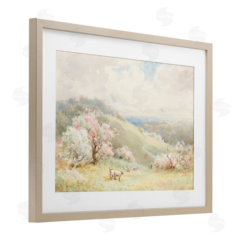 Lux + Me Designs | Lambs Strolling Pastel Countryside