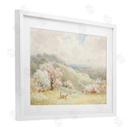 Lux + Me Designs | Lambs Strolling Pastel Countryside