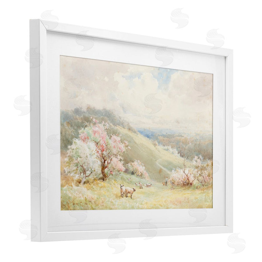 Lux + Me Designs | Lambs Strolling Pastel Countryside