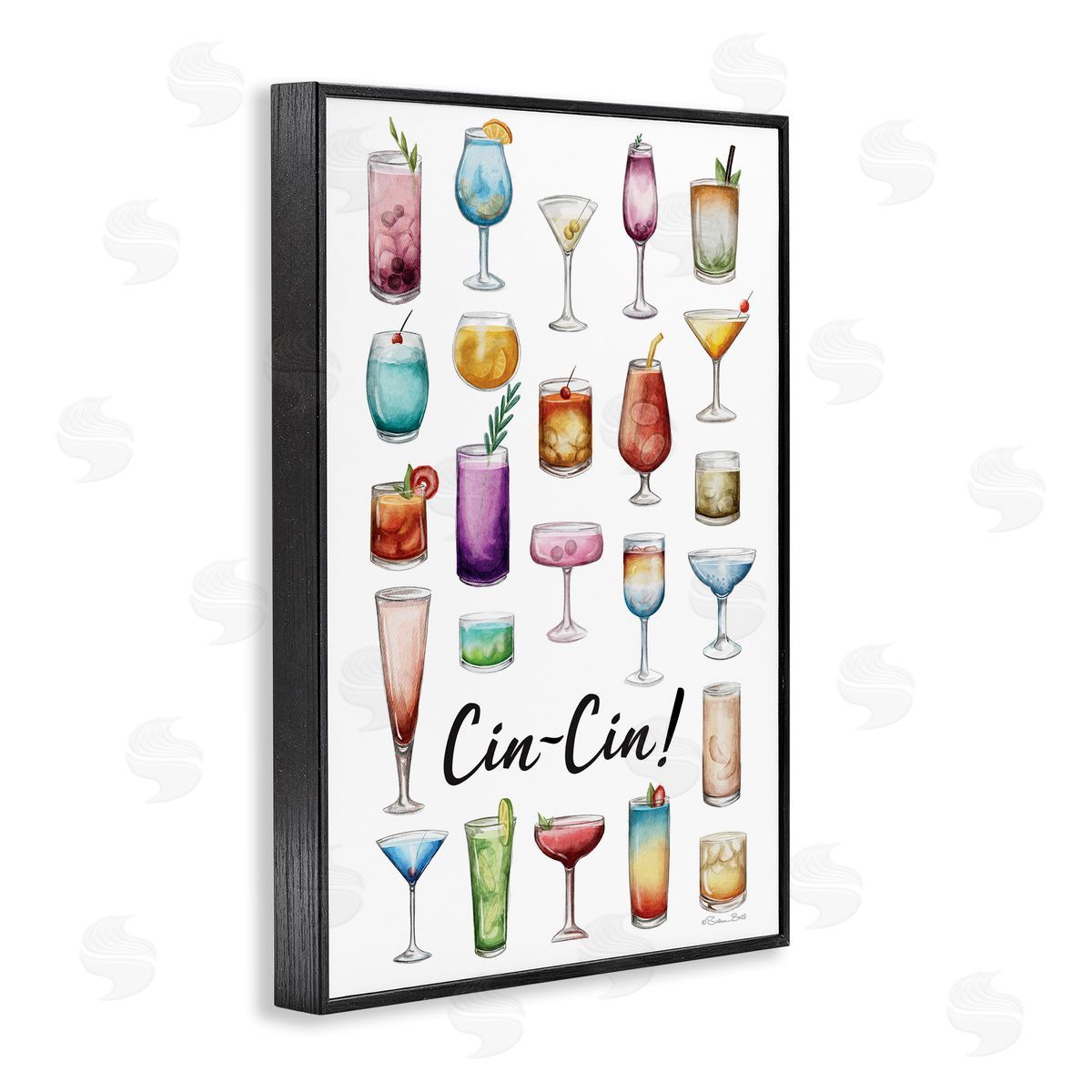 Susan Ball | Cin-Cin Tropical Drink Collage