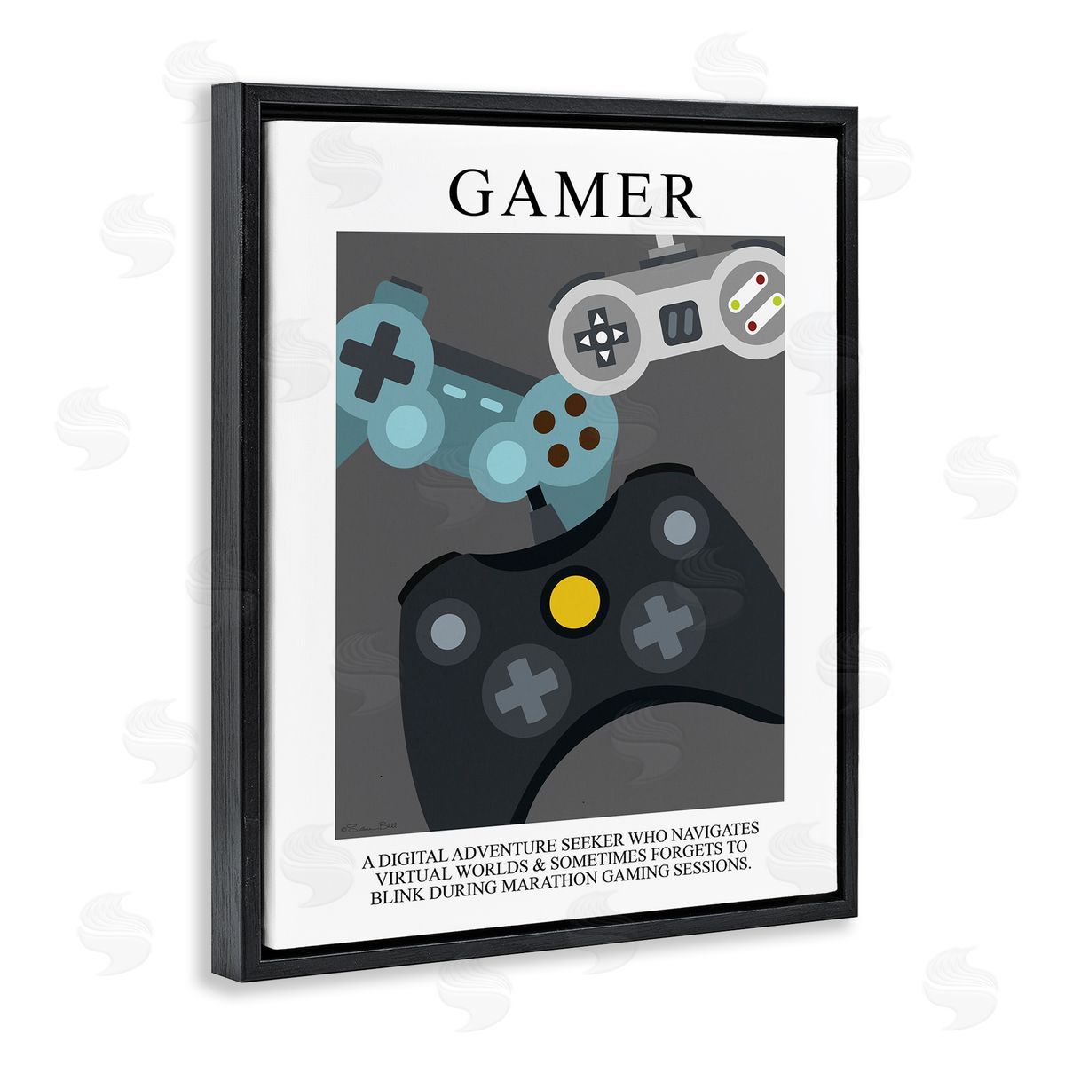 Susan Ball | Gamer Vintage Poster