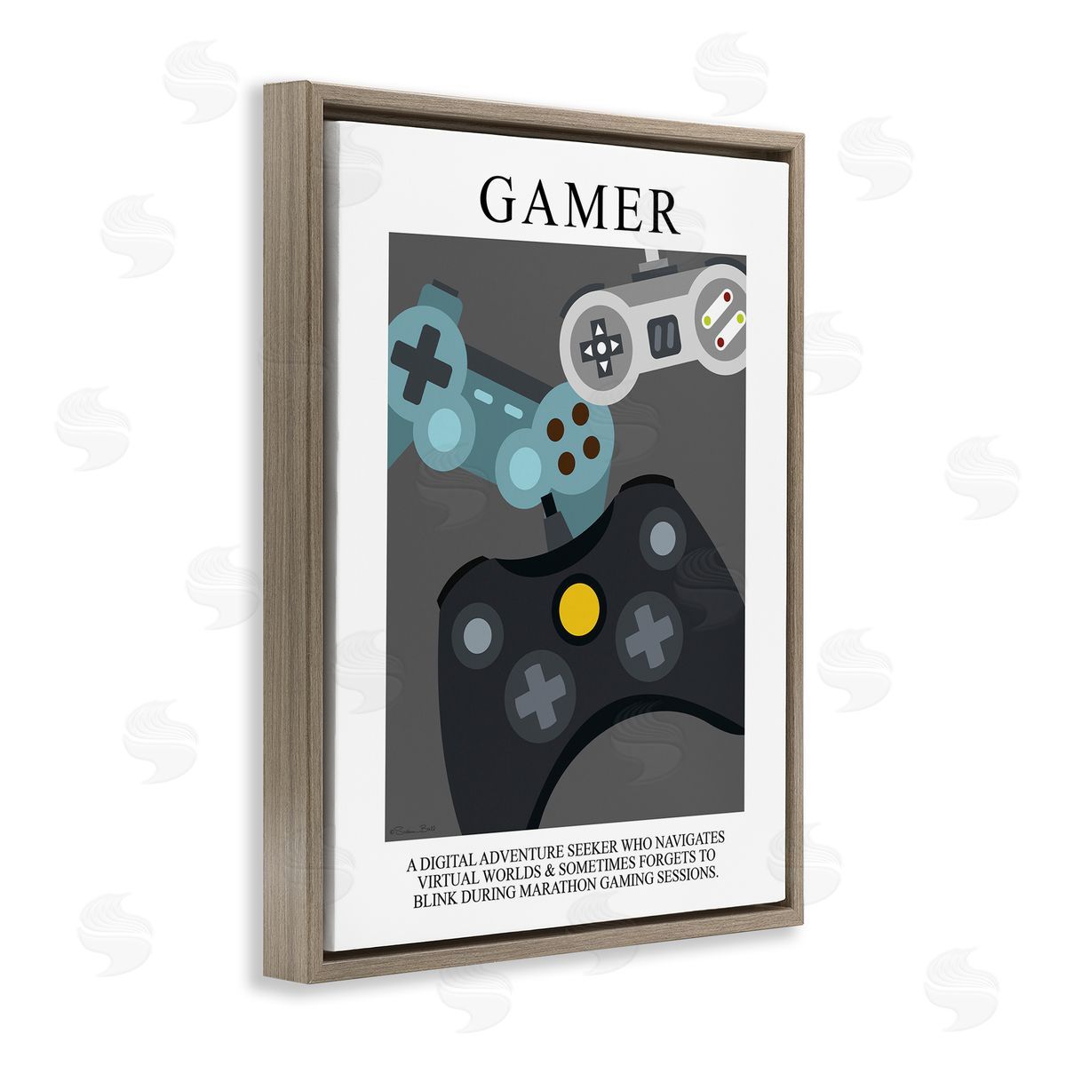 Susan Ball | Gamer Vintage Poster