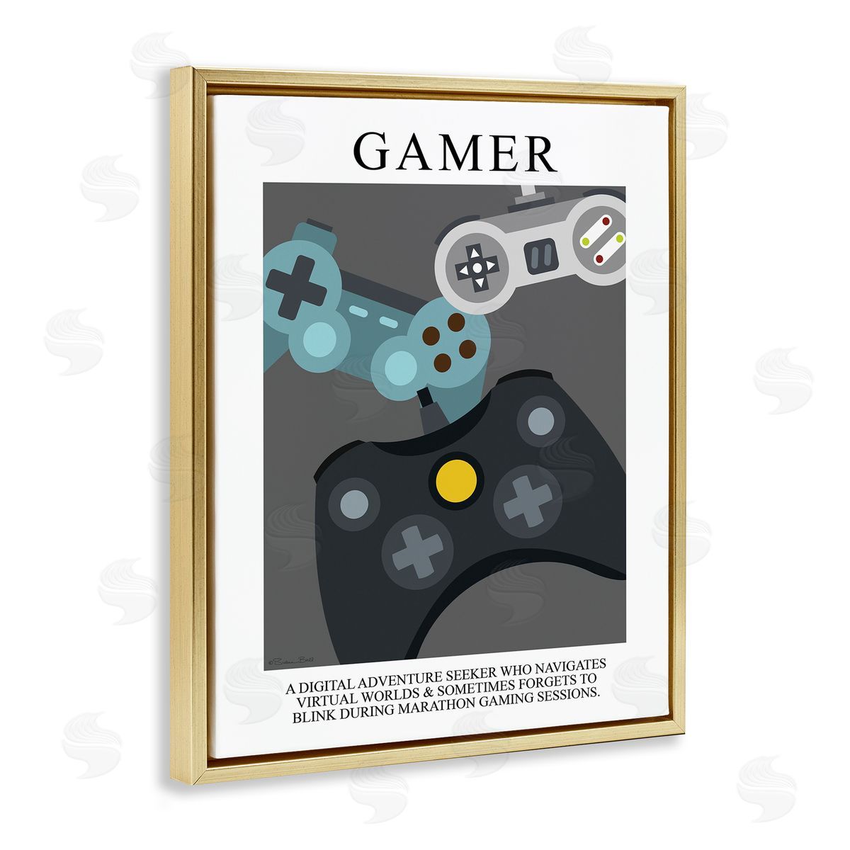Susan Ball | Gamer Vintage Poster