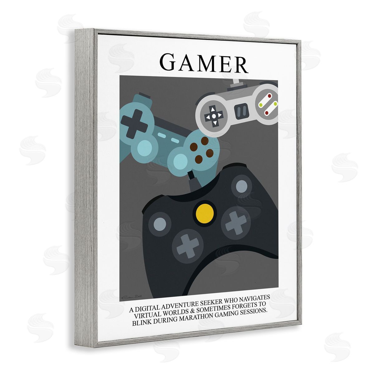Susan Ball | Gamer Vintage Poster