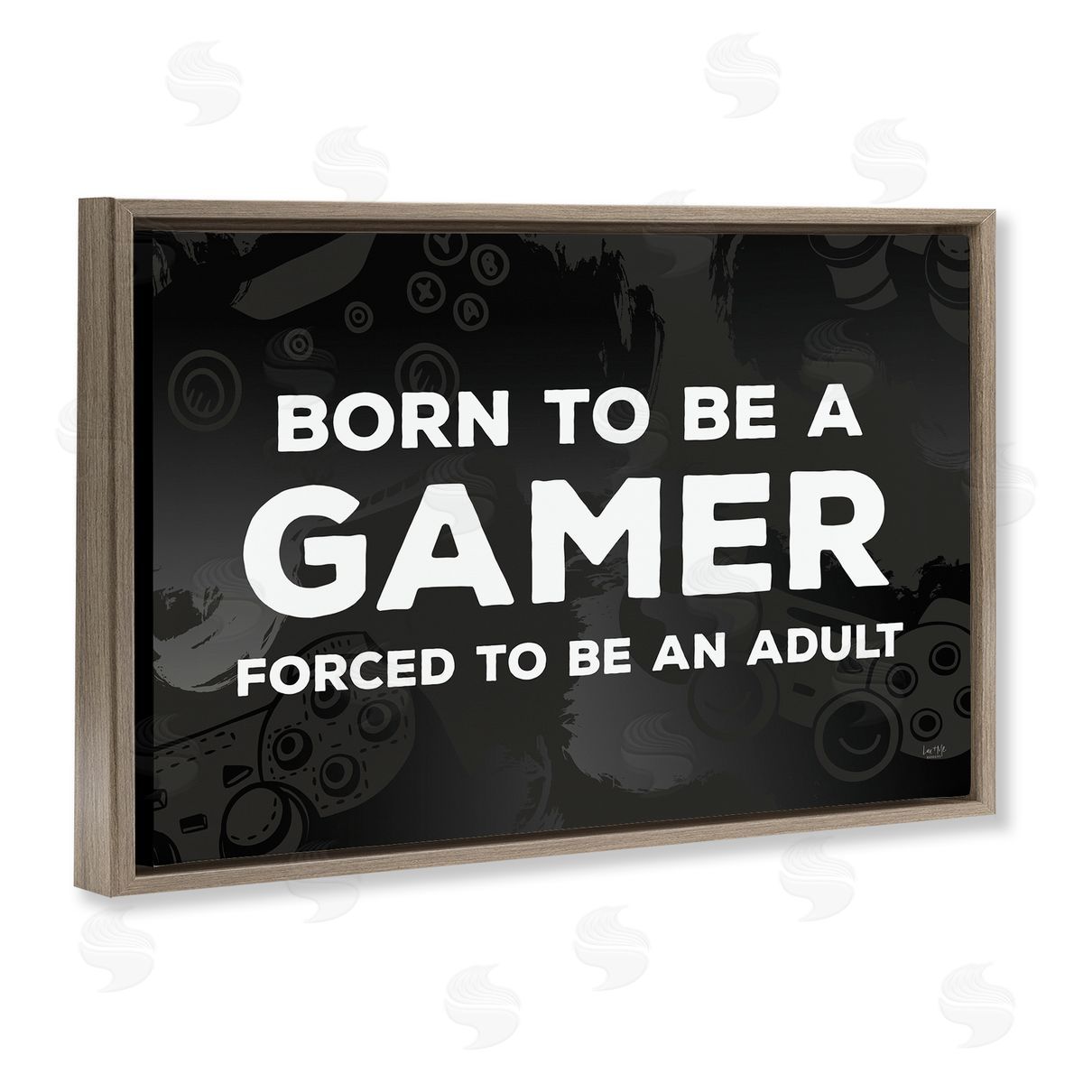 Lux + Me Designs | Born Gamer Forced Adult