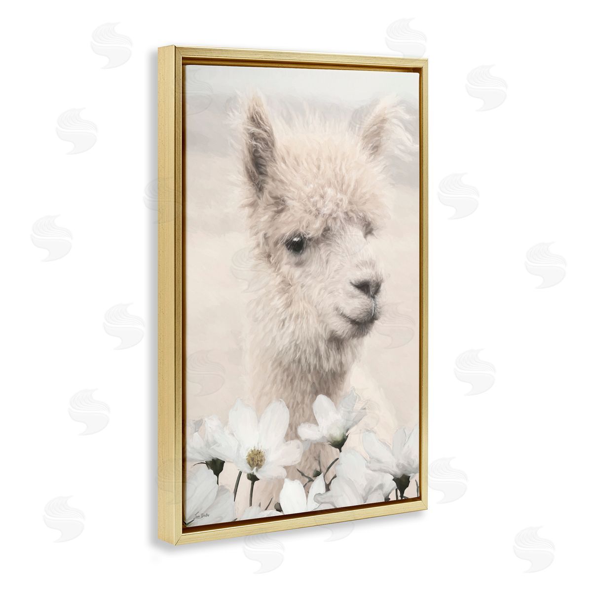 Lori Deiter | Alpaca with White Blossoms