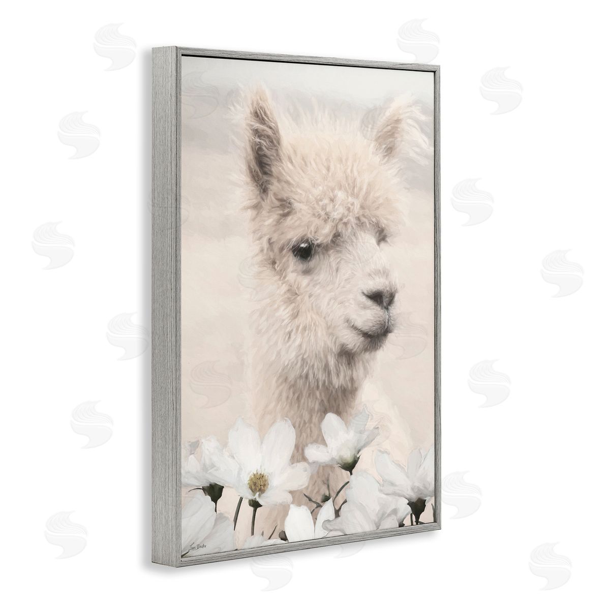 Lori Deiter | Alpaca with White Blossoms