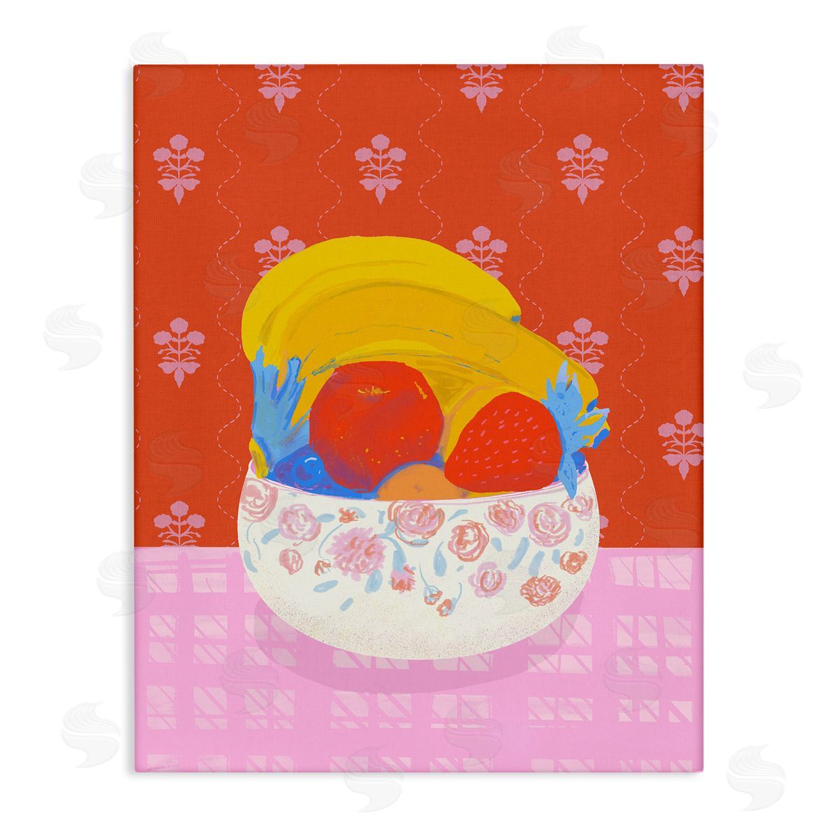 Dina Riddle | Fruit Bowl Bold Red
