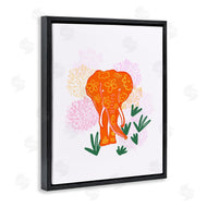 Dina Riddle | Safari Elephant over Florals