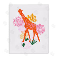 Dina Riddle | Safari Giraffe over Florals