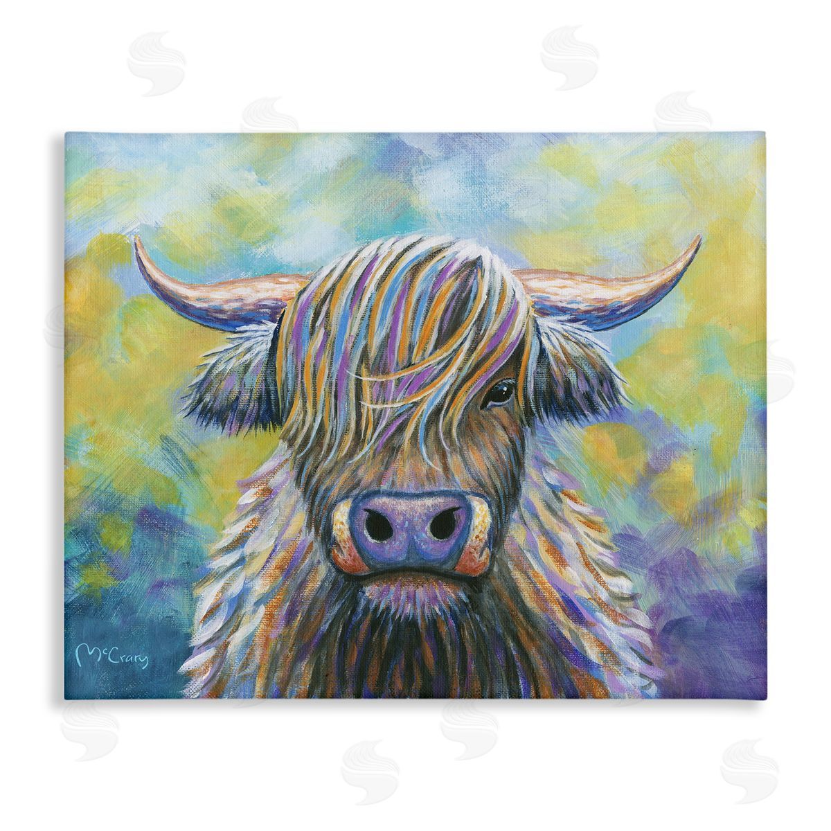 Mike McClery | Highland Cow with Vibrant Hair