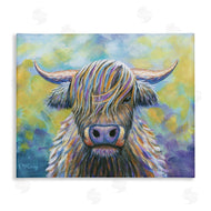 Mike McClery | Highland Cow with Vibrant Hair