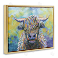 Mike McClery | Highland Cow with Vibrant Hair