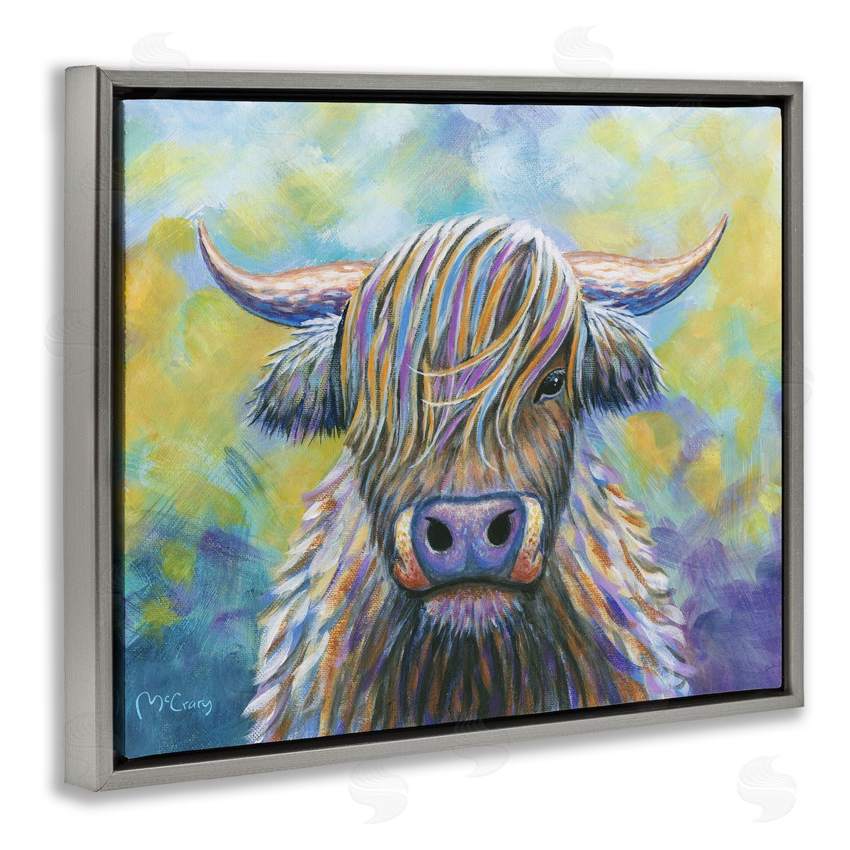 Mike McClery | Highland Cow with Vibrant Hair