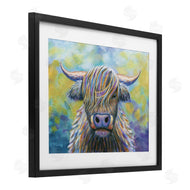 Mike McClery | Highland Cow with Vibrant Hair
