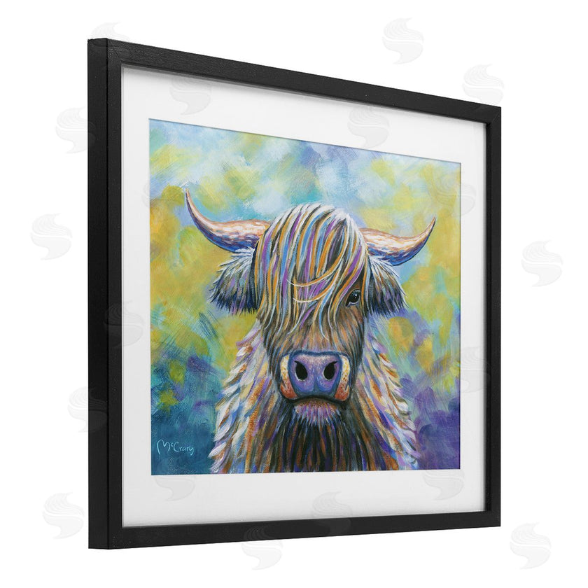 Mike McClery | Highland Cow with Vibrant Hair