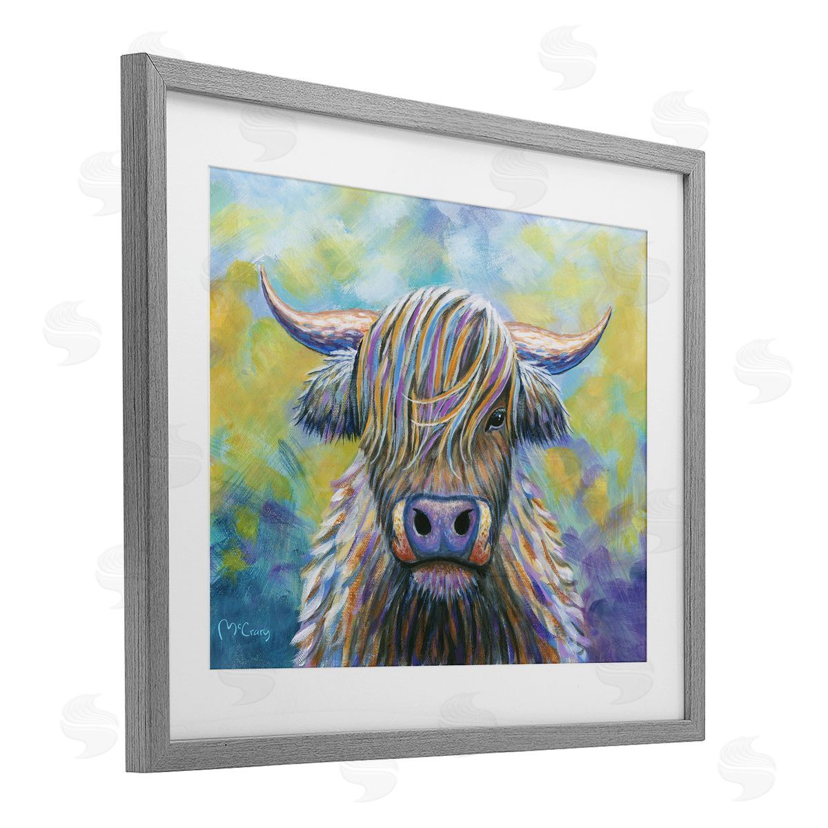 Mike McClery | Highland Cow with Vibrant Hair