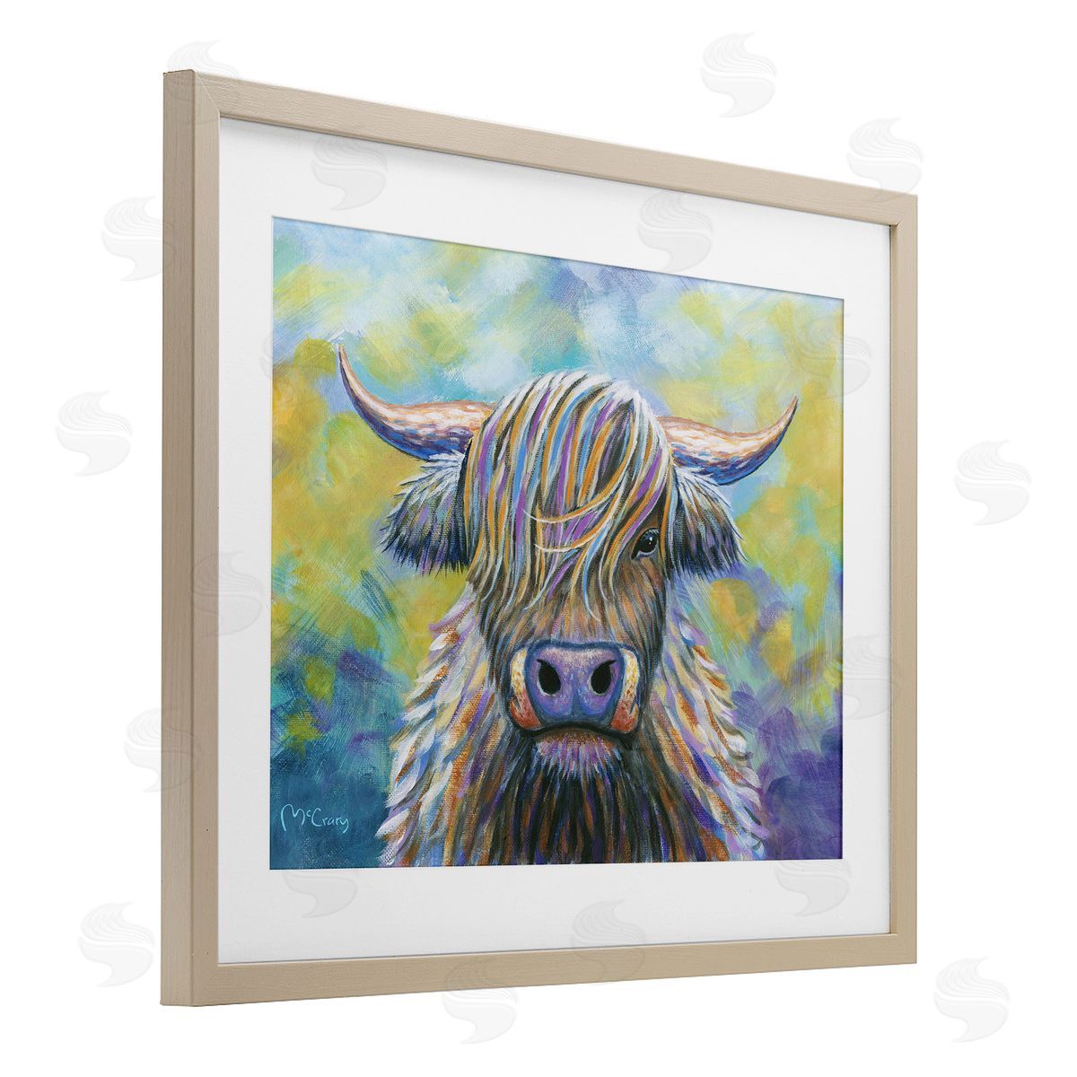 Mike McClery | Highland Cow with Vibrant Hair