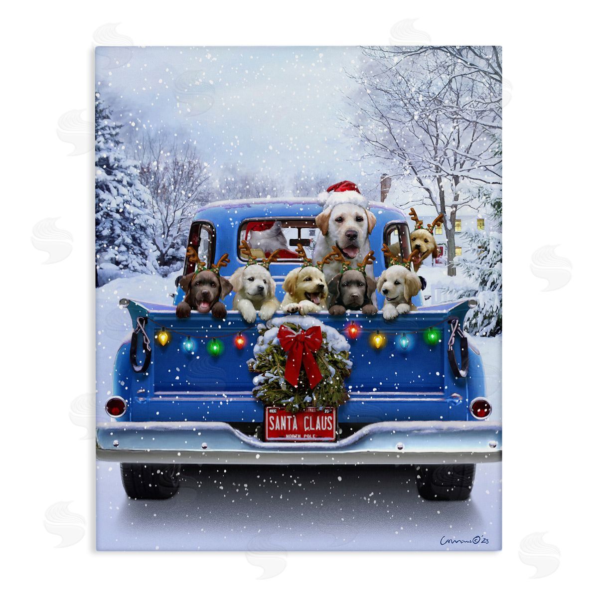 Chris Consani | Christmas Tailgate Dog Truck