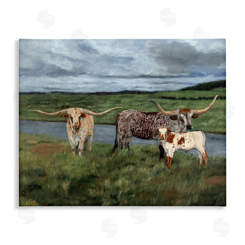 Kathy Winkler  | Longhorn Cattle Trio